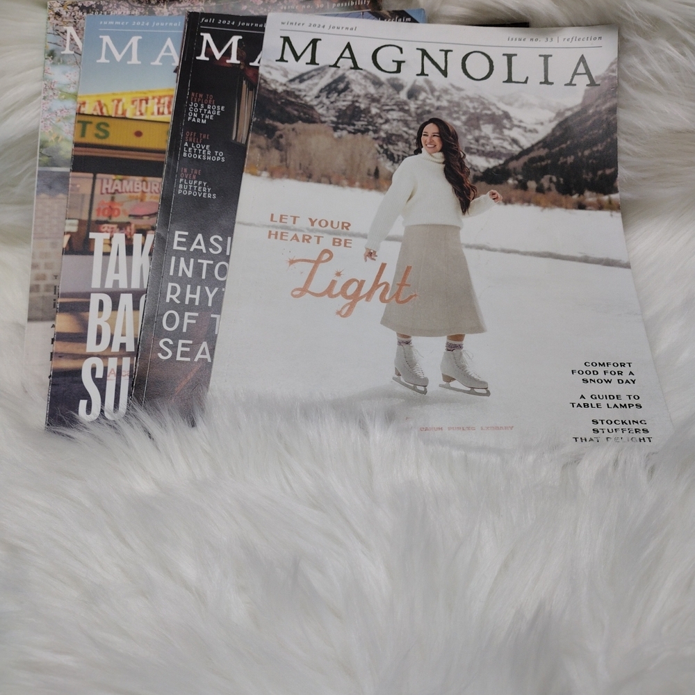 Bundle Of 4 Magnolia Journal Magazines